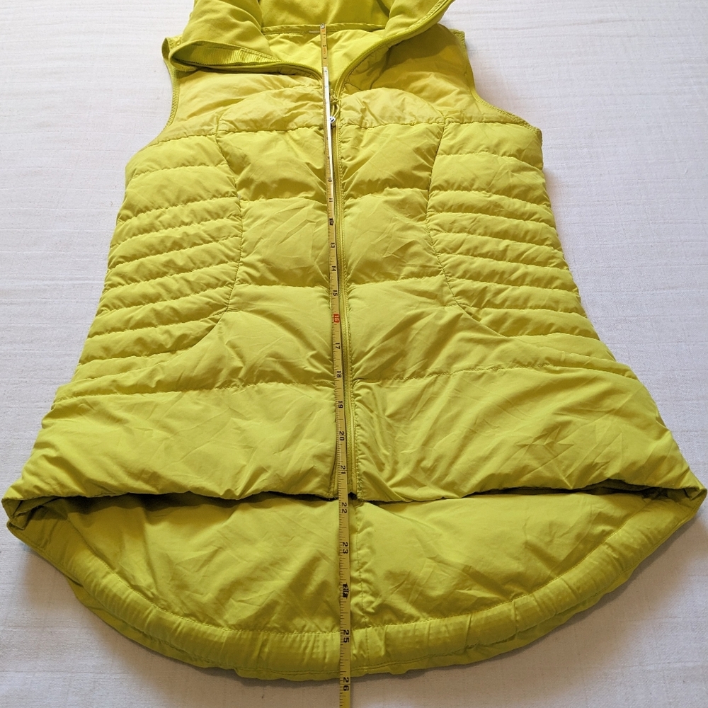 Lululemon Athletica Yellow Puffer Vest - Picture 12 of 14